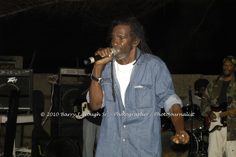 Toots and the Maytals - Grammy Award Winner @ Negril Fest - Presented by Money Cologne Promotions - Special Guest Star Jamaica Michael Jackson, Stama, Adeebe - Backed by Hurricane Band, MC Rev. BB on January 6, 2010 @ Roots Bamboo, Norman Manley Boulevard, Negril, Westmoreland, Jamaica W.I. - Photographs by Net2Market.com - Barry J. Hough Sr, Photographer/Photojournalist - The Negril Travel Guide - Negril's and Jamaica's Number One Concert Photography Web Site with over 40,000 Jamaican Concert photographs Published -  Negril Travel Guide, Negril Jamaica WI - http://www.negriltravelguide.com - info@negriltravelguide.com...!