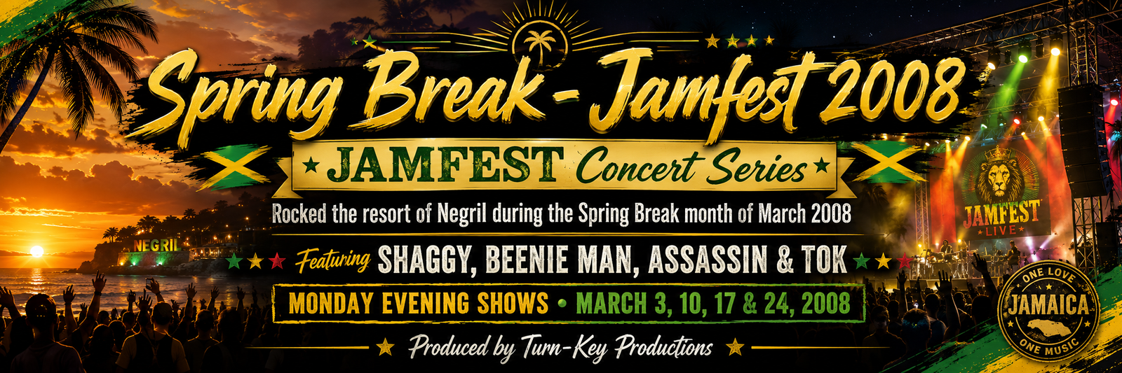 Spring Break Jamfest 2008 concert series in Negril, Jamaica
