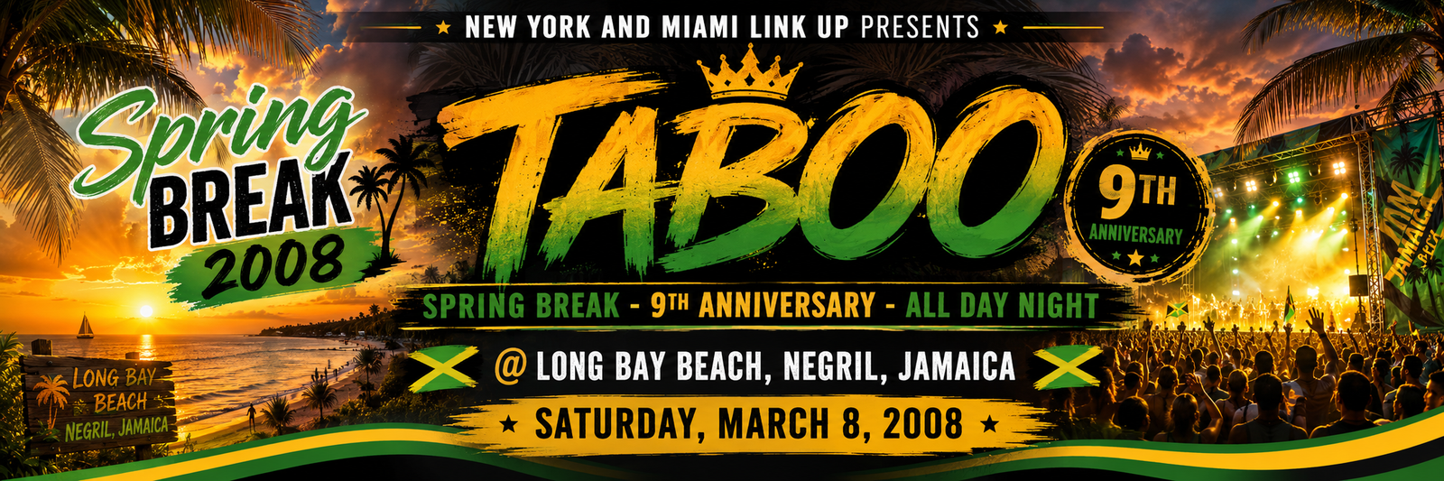 Spring Break 2008 Taboo 9th Anniversary header